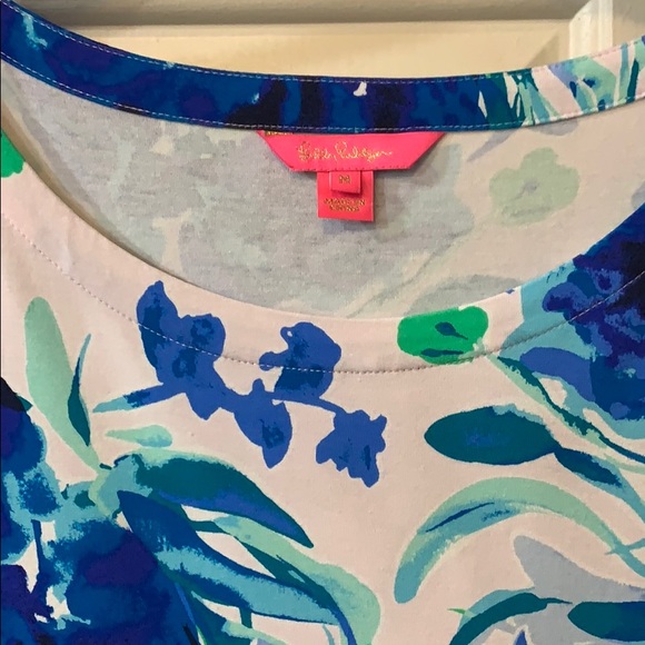 VEUC Lilly Pulitzer Lula Dress with ruffle sleeve - Picture 3 of 3